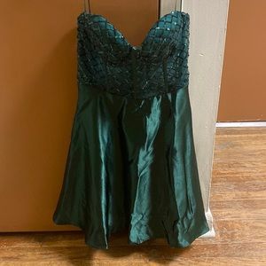 Strapless short dress